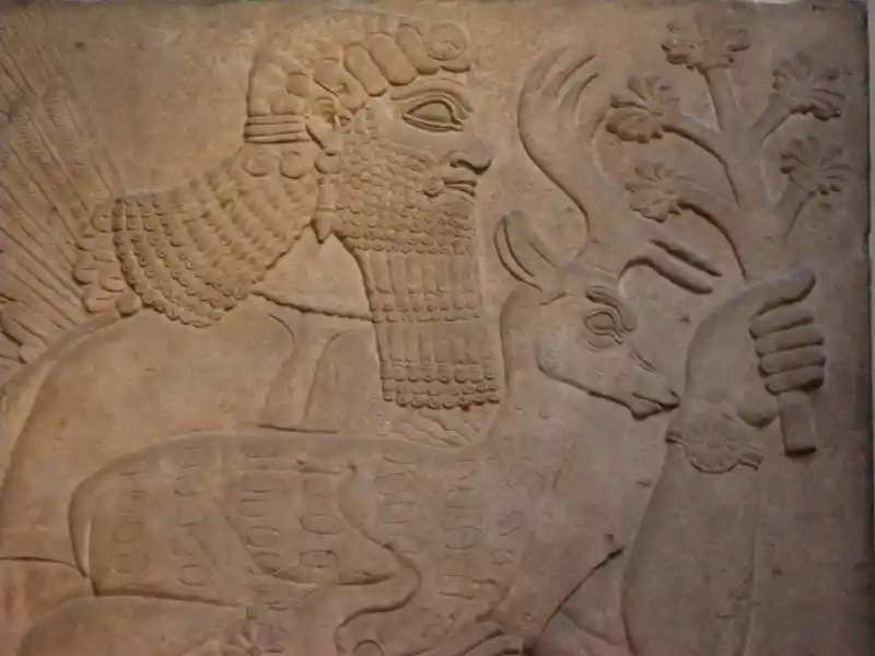 Solar disc on the wrist of the protective spirit